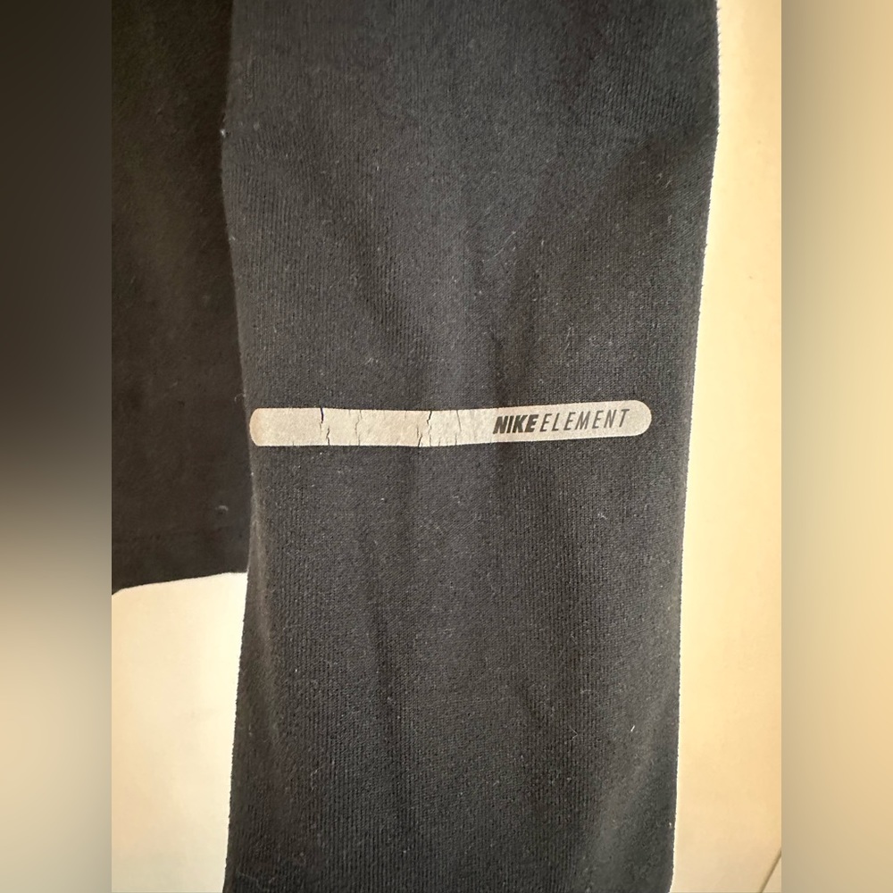 Nike Running Dri-Fit Quarter Zip, Black, Size Medium - Picture 4 of 7